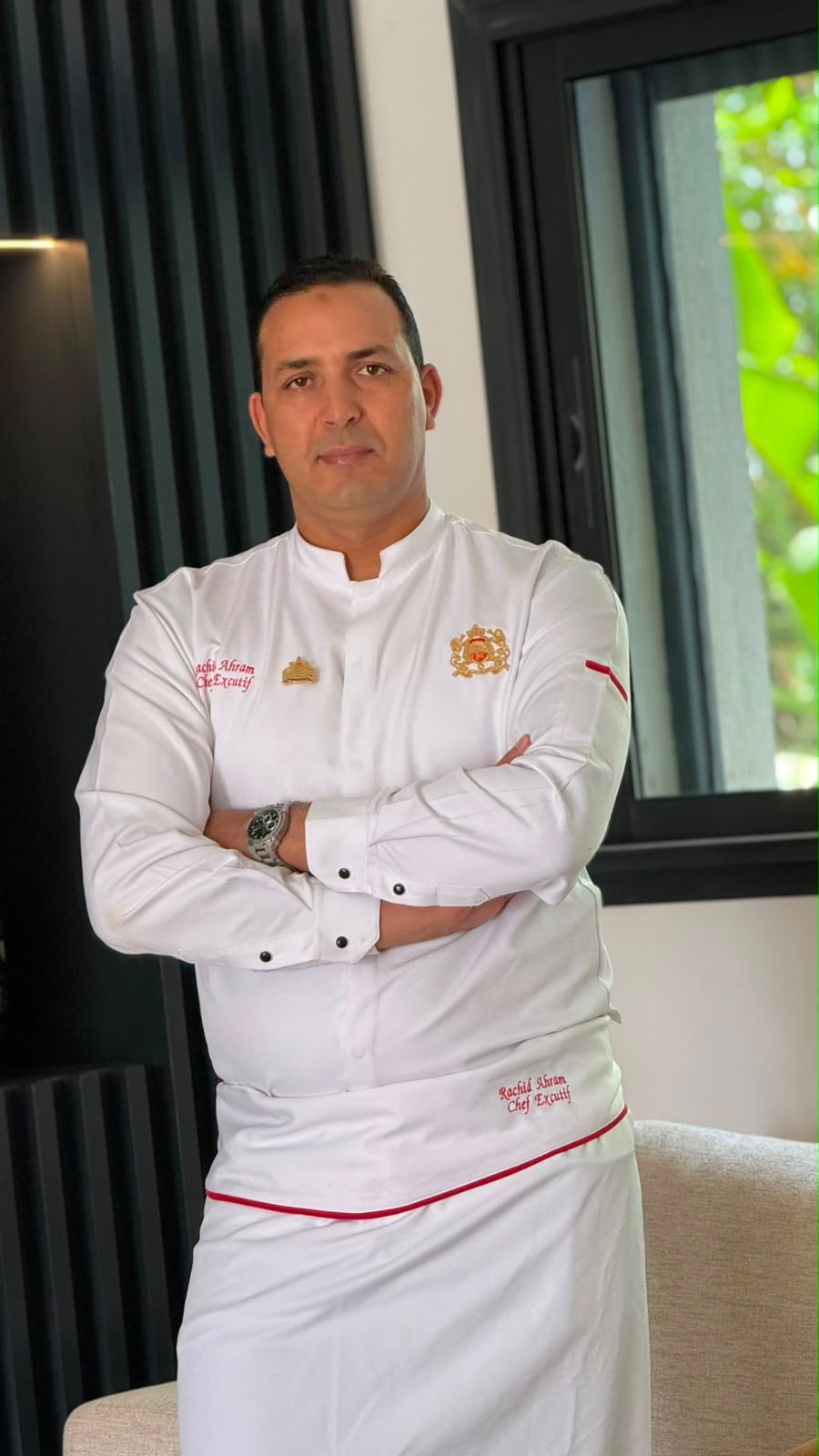 Retrato del Chef Rachid Ahram